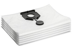 Набір мішків (5 шт.) DOMPRO DP14021 для пилососів Karcher NT 30/1 40/1 50/1 Tact Ap Te L M 2.889-154.0, KARCHER