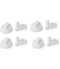 Set of universal white handles with nozzles for coockers CS15001 , UNIVERSAL